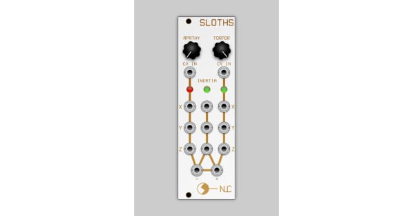 Nonlinearcircuits Triple Sloths (White NLC)